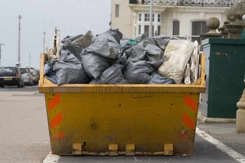Professional office clearance team at work in Enfield